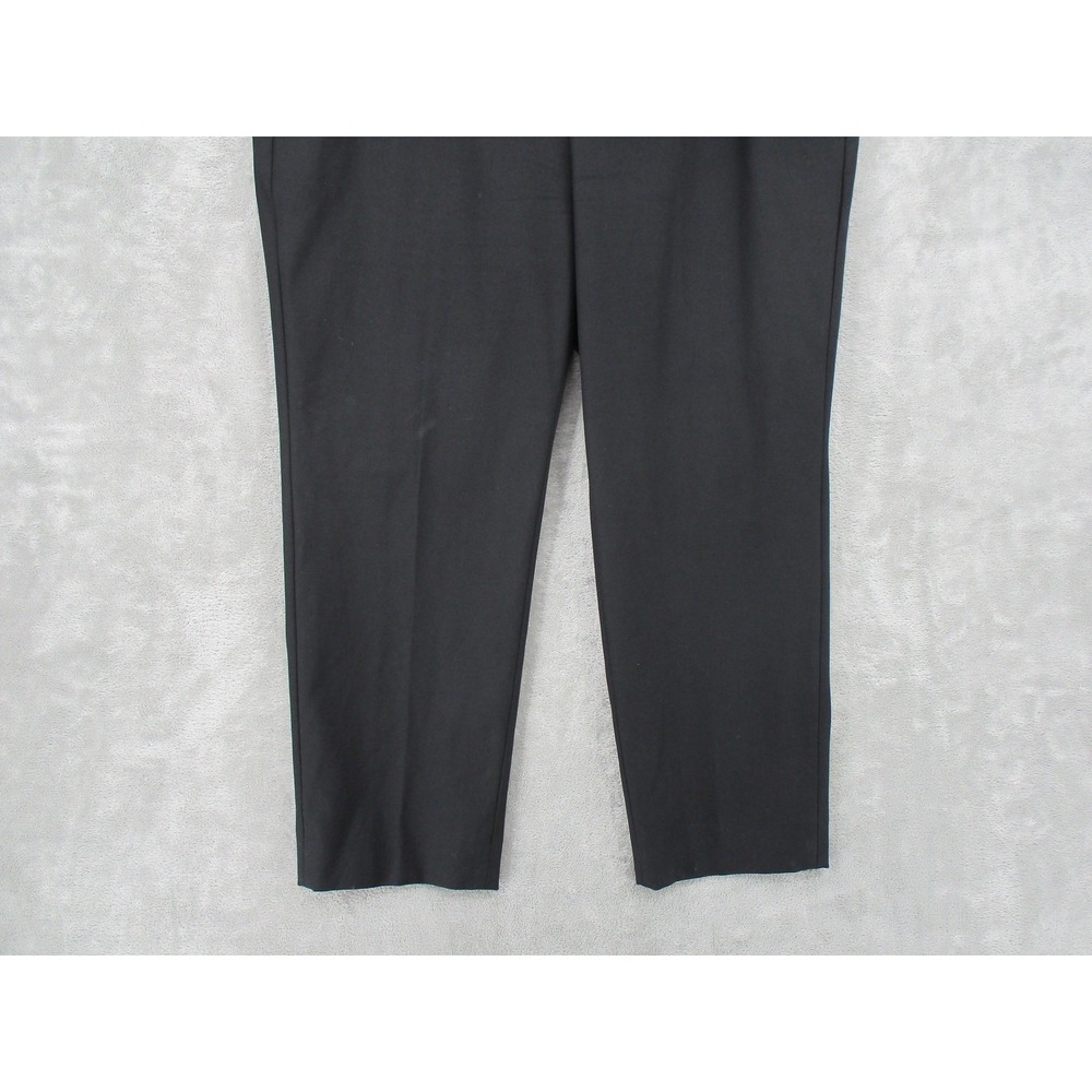 Banana Republic Pants 16 Black Stretch Career Office Work Trouser Minimalist - Picture 4 of 9